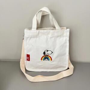 Rootote x Peanuts Snoopy Canvas Small Crossbody Defective NWOT